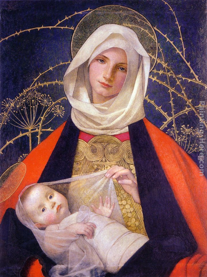 Marianne Stokes Madonna and Child painting - Unknown Artist Marianne Stokes Madonna and Child art painting
